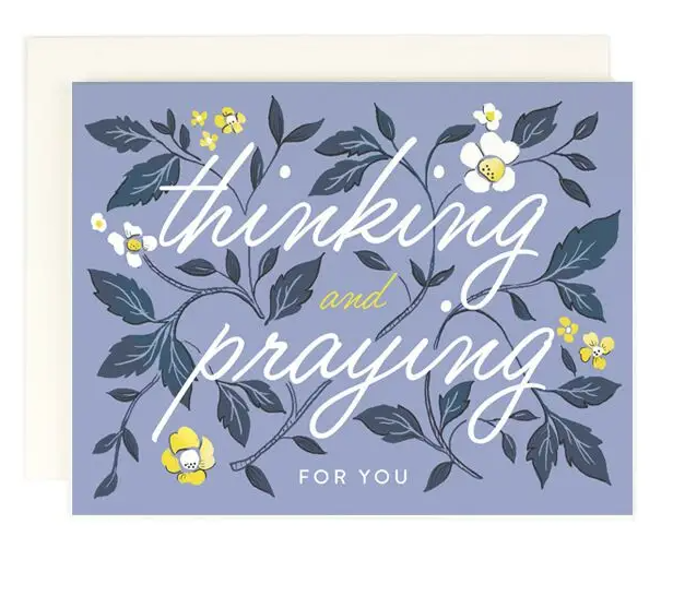 Thinking and Praying Card