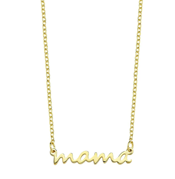 Mama Dainty Necklace | Gold