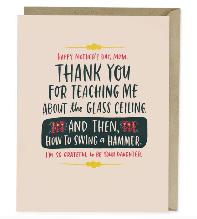 Mother's Day Glass Ceiling