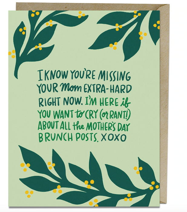 Missing Your Mom Card