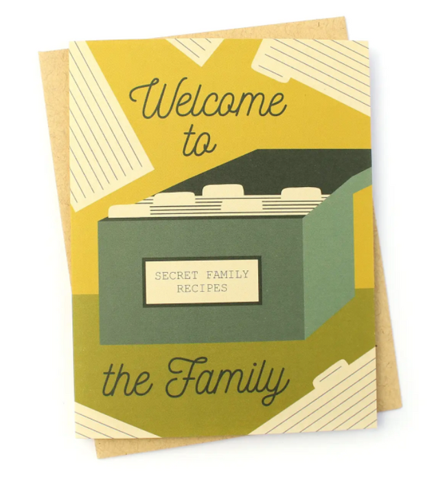 Welcome to Family Wedding Card