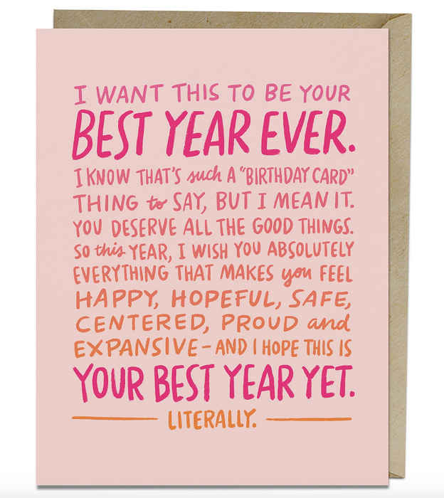 Best Year Ever Birthday