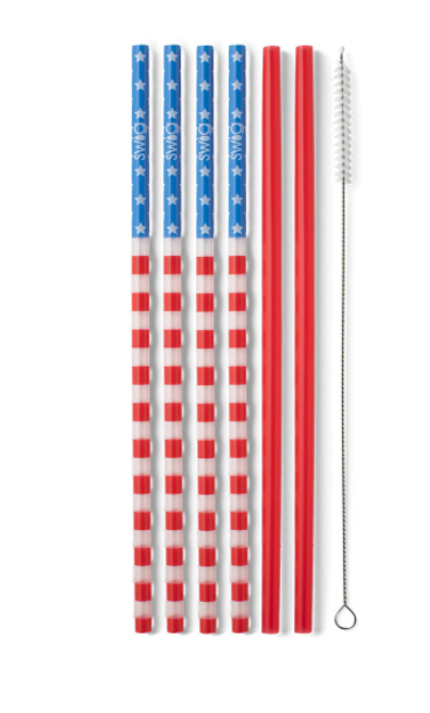 Reusable Straw Set | Stars & Stripes