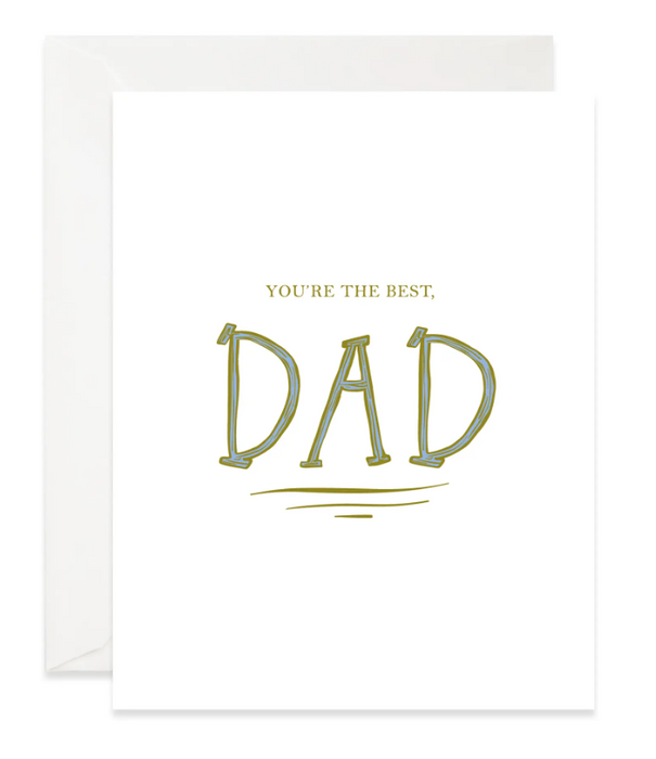 You're Best Dad Card