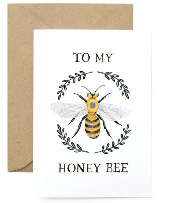 Honey Bee Card