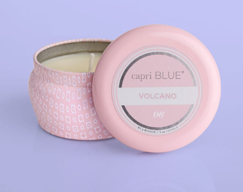 3oz Capri Blue Volcano | Bubblegum Printed Mini Tin