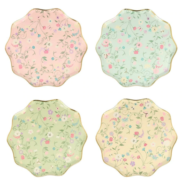 Laduree Paris Floral Side Plates