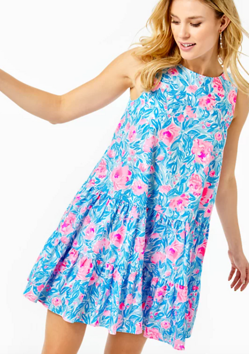 Trina Dress | Bondi Blue My Little Peony