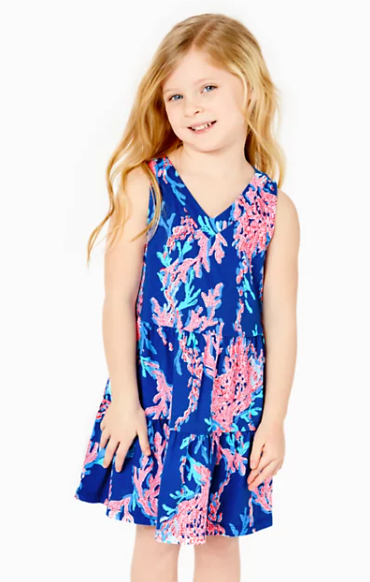 Mini Lorina Dress | Borealis Blue Swim on Over