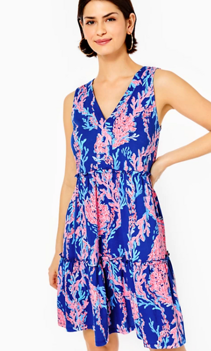 Lorina Dress - Borealis Blue Swim on Over
