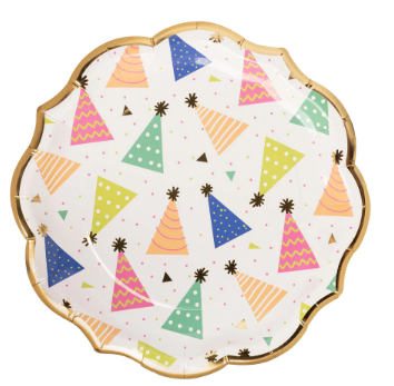 Birthday Hat Paper Plates
