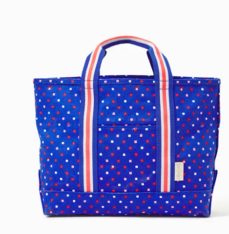 Mini Mercato Tote - Borealis Blue Lilly Squad