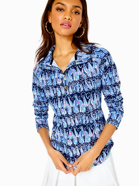 UPF 50+ Captain Popover - Low Tide Navy Sails and Stripes