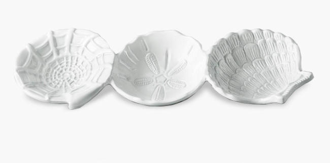 MEL 2482 Ocean Shell Tripel Dish
