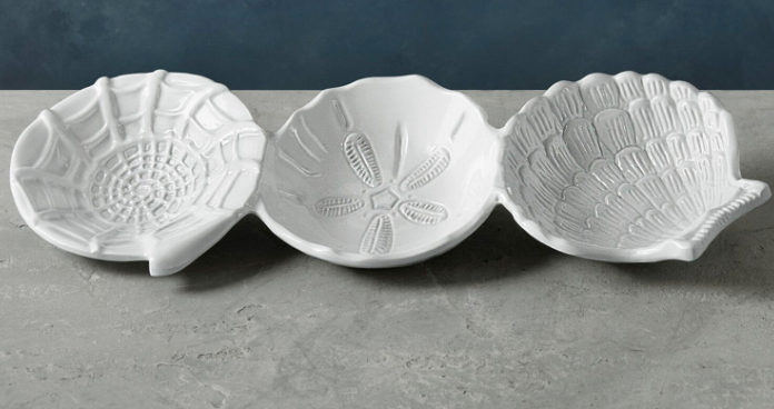 MEL 2482 Ocean Shell Tripel Dish
