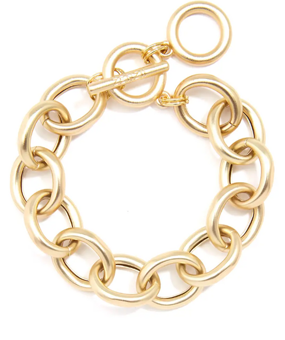 Cable Chain Bracelet | Matte Gold