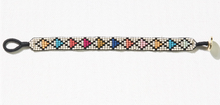Thin Luxe Bracelet | Ivory Multi Diamond