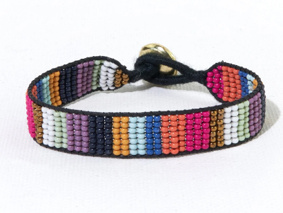Thin Luxe Bracelet | Multi Stripe