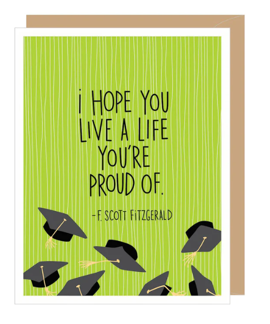 F. Scott Fitzgerald Graduation Card