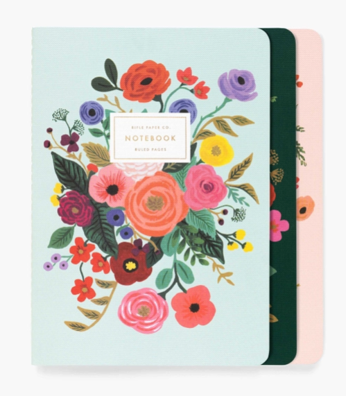 Garden Party Set of 3 Notebooks