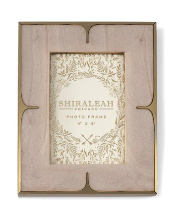 Blush/Brass 4x6 Frame