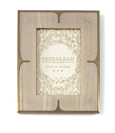 Natural/Brass 4x6 Frame
