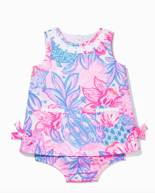 Baby Lilly Shift - Pink Isle Snappy Turtles