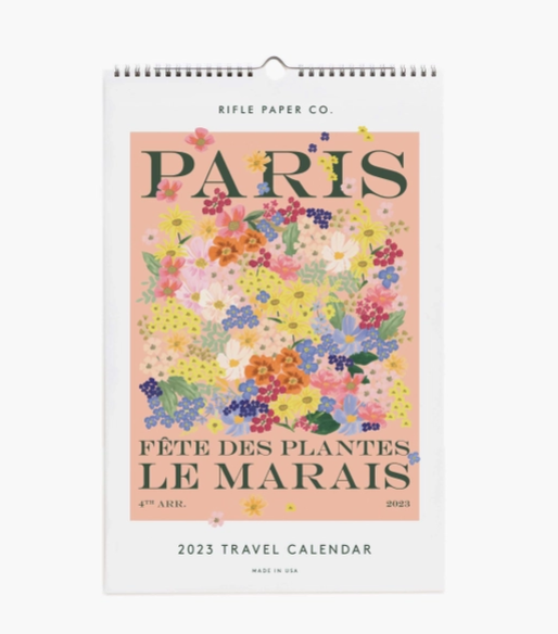 2023 Fete des Plantes Wall Calendar