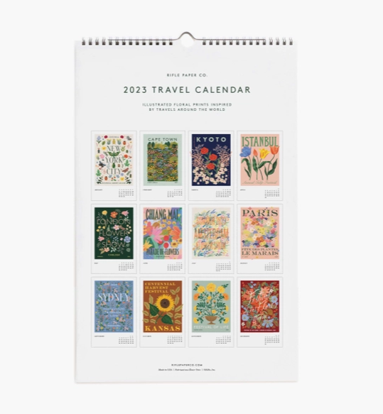2023 Fete des Plantes Wall Calendar Lovely Paperie & Gifts