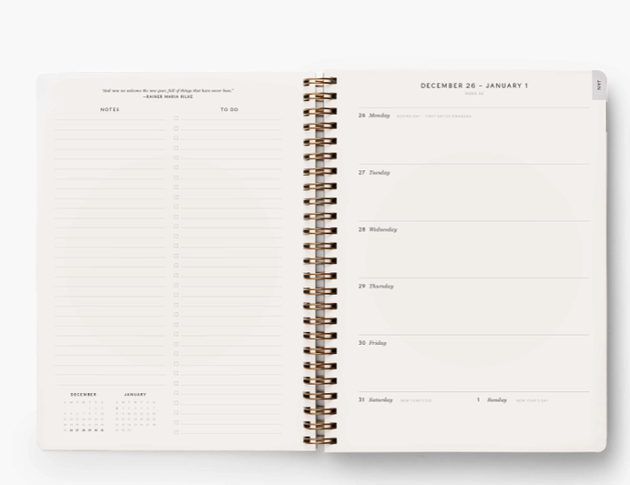 2023 Mayfair 12 Month Softcover Planner