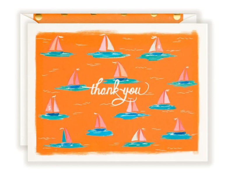 Thank You Sailboat Card