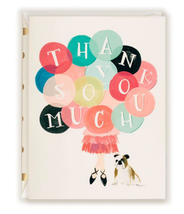 Thank You Balloons Card