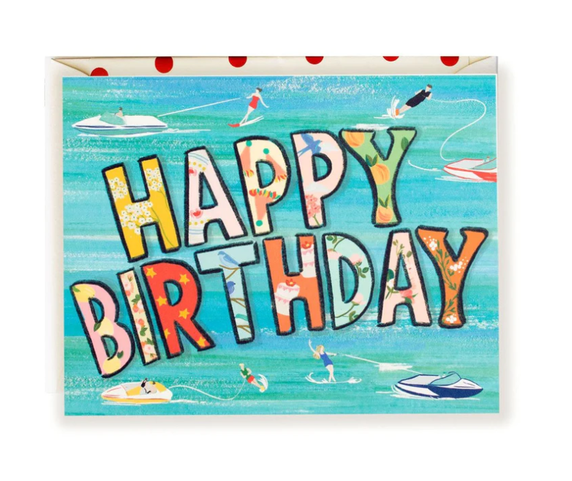 Happy Birthday Water Ski