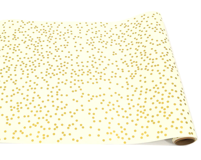 Paper Table Runner | Gold Confetti