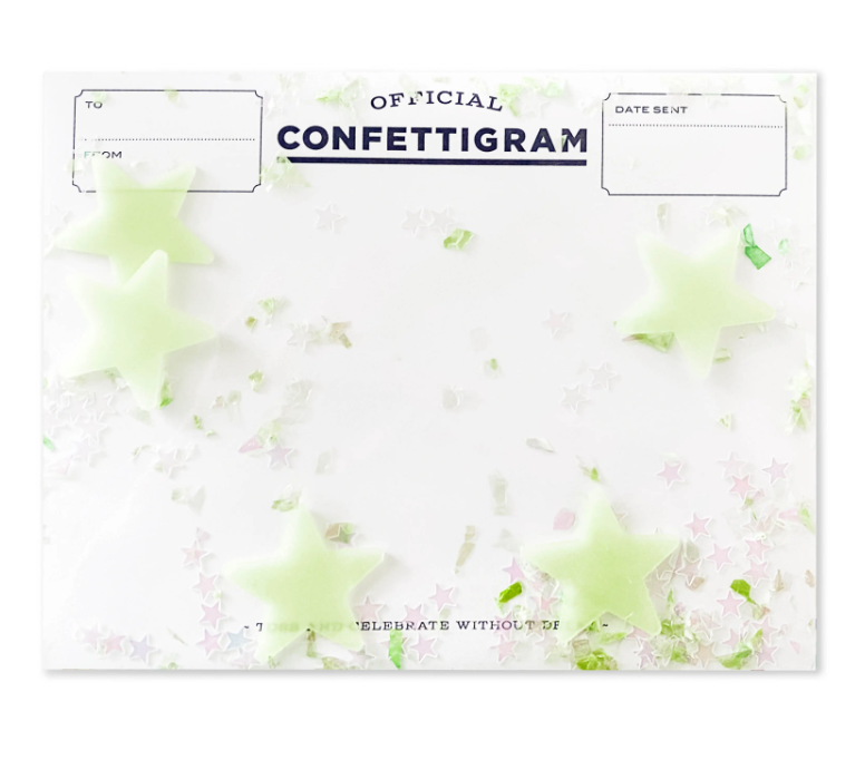 Glow Stars Confettigram