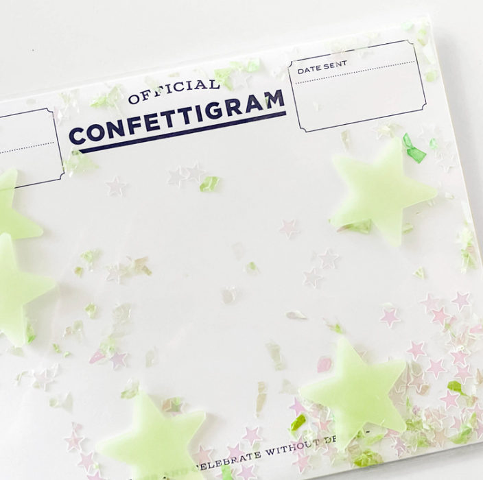Glow Stars Confettigram