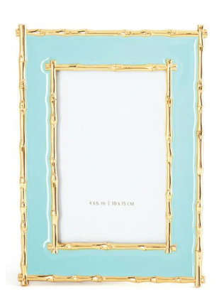 Gold Bamboo 4x6 Frame | Aqua