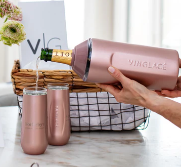 Wine and Champagne Chiller | Rose Gold