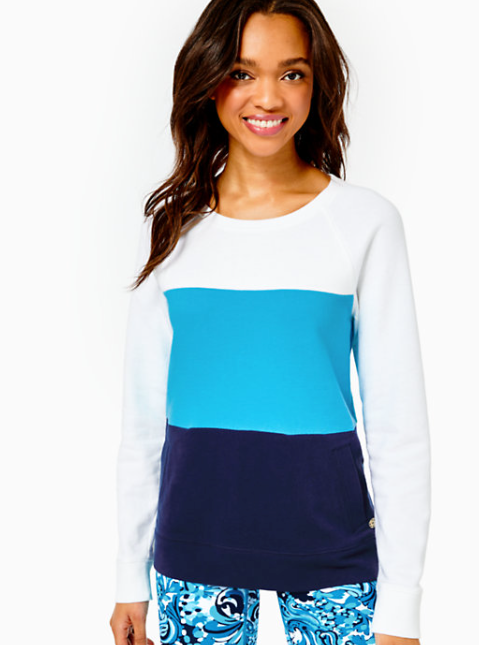 Beach Comber Pullover | Low Tide Navy Colorblock