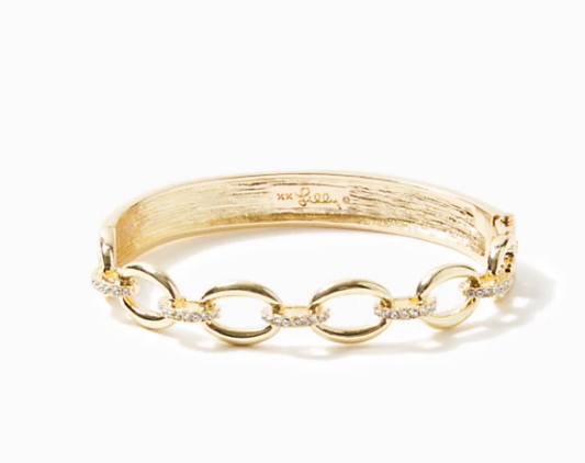 Island Link Hoop Bracelet