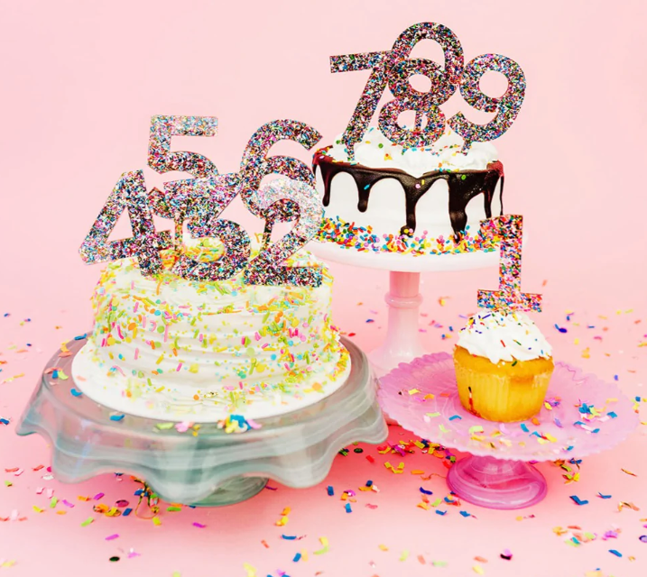 Confetti Cake Topper | 8
