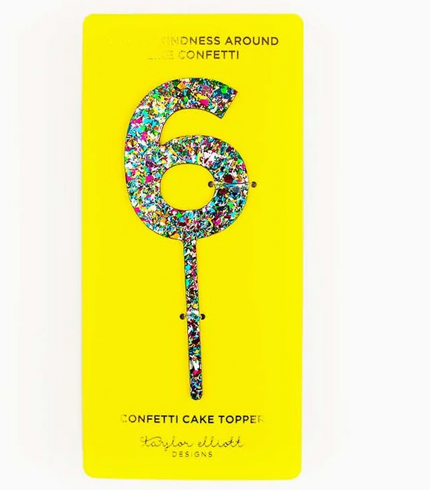 Confetti Cake Topper | 6