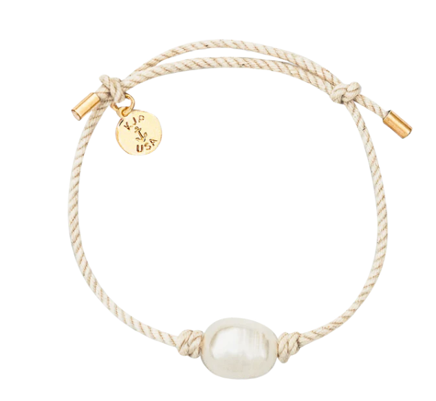 Nautilus Pearl Knot Bracelet