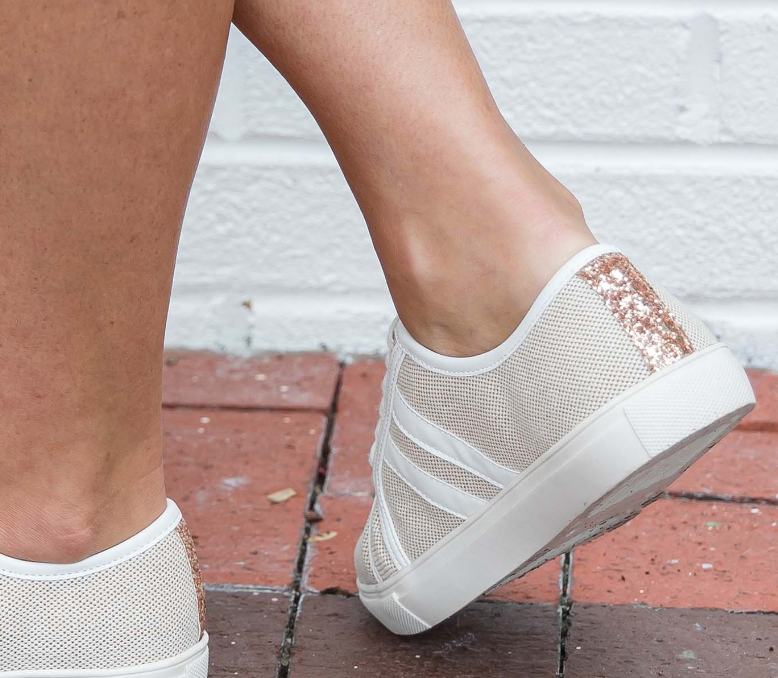 Whit Sneaker | Natural w/Gold