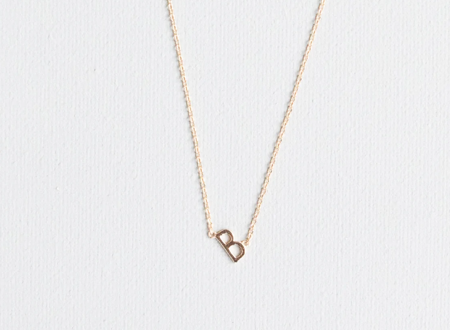 Gold Luxe Initial Necklace
