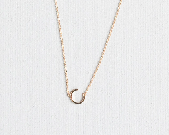 Gold Luxe Initial Necklace