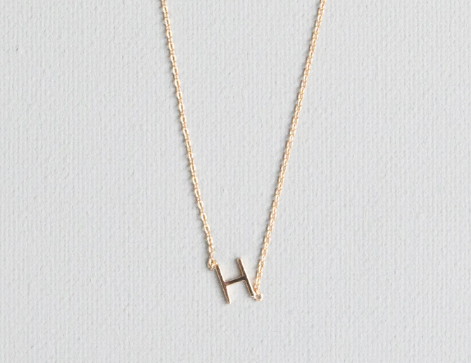 Gold Luxe Initial Necklace