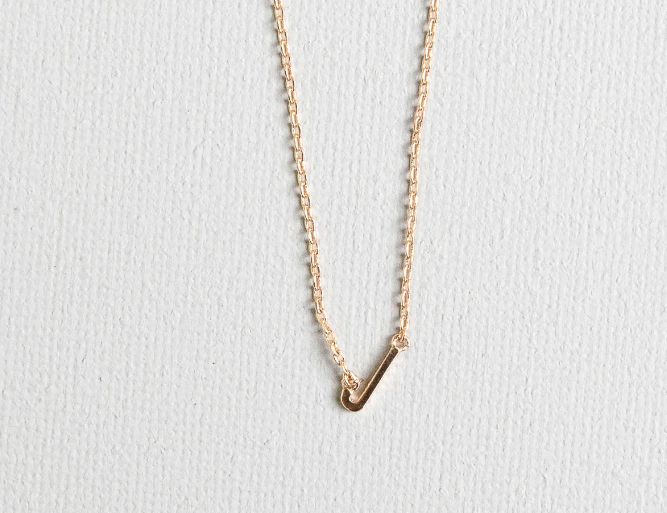 Gold Luxe Initial Necklace