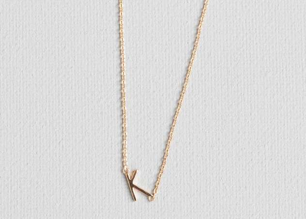Gold Luxe Initial Necklace