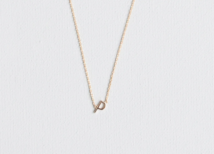 Gold Luxe Initial Necklace